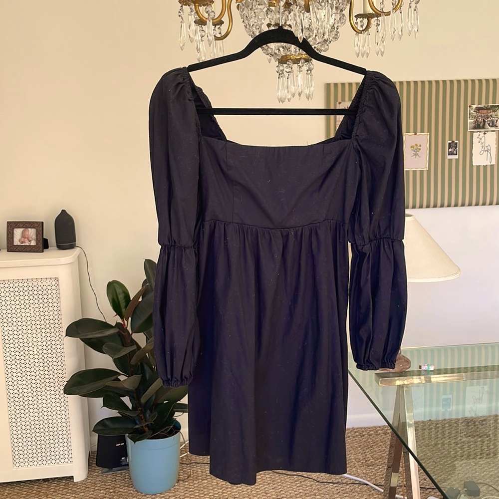 Mini black dress